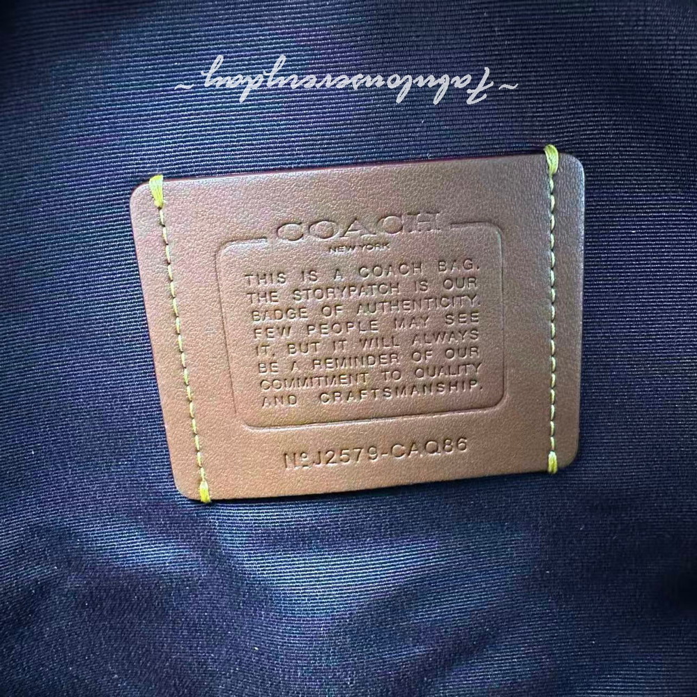 Coach Erin Shoulder Bag In Leather/Gold/Black CAQ86 NWT - Picture 10 of 10